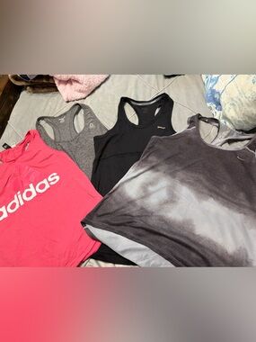 4 name brand Razor back tanks